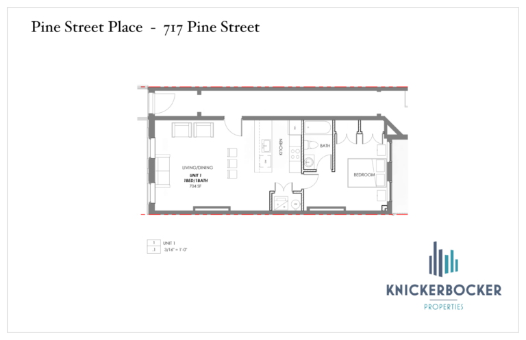 Pine Street Place Pine Street Place Unit 717 - Unit 1, 1-Bedroom 