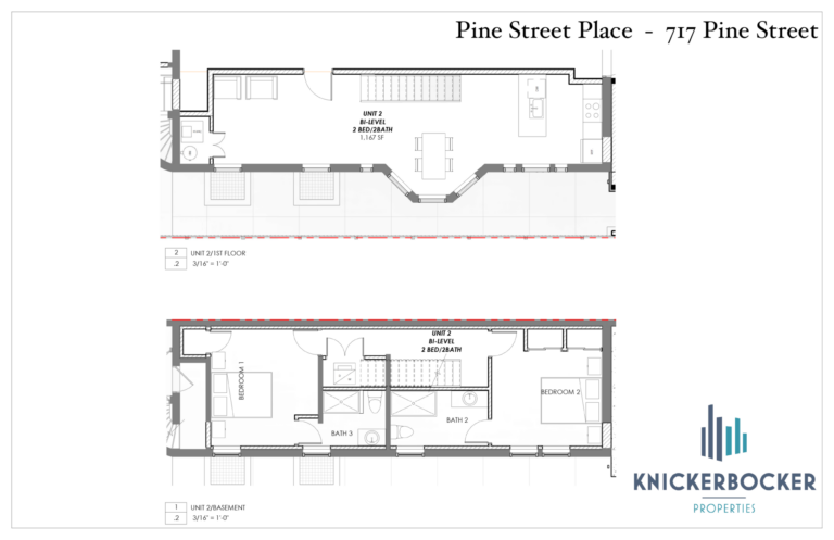 Pine Street Place Pine Street Place Unit 717 - Unit 2, Bi-Level 2-Bedroom / 2-Bathroom 