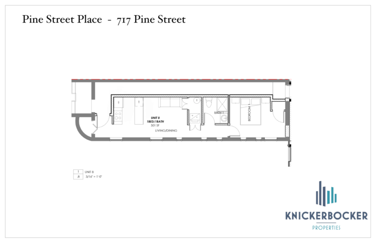 Pine Street Place Pine Street Place Unit 717 - Unit 8, 1-Bedroom 